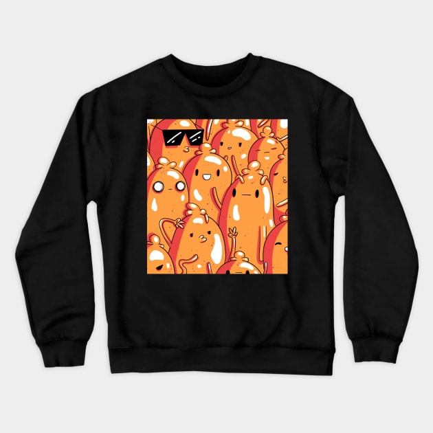 Sausages! Crewneck Sweatshirt by KirstyLunch